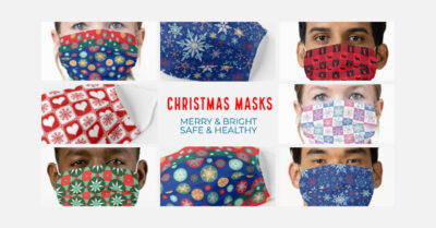 Christmas Face Masks – Merry & Bright, Safe & Healthy!